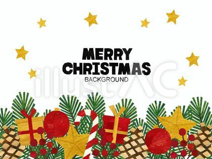 クリスマスツリーの下フレーム