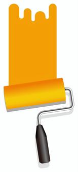 ペンキ・インクローラーイラスト ペンキ・インクローラーイラスト ペンキ,インク,ペイント,ローラー,塗料,塗装,塗る,diy,ライフスタイル,リフォームのイラスト素材