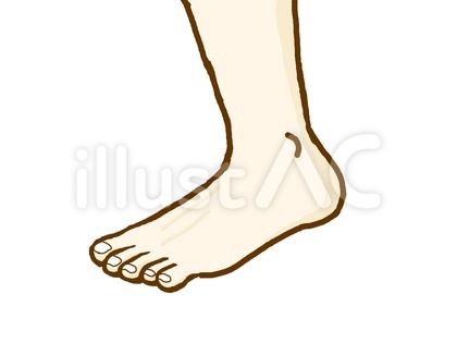 左足。