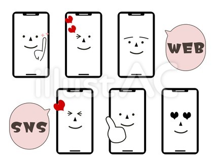 スマホアイコン 依存症 好意