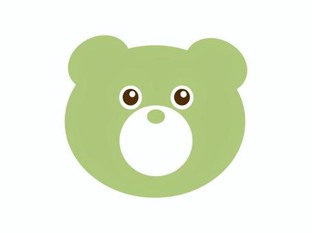 グリーンのくまさんアイコン