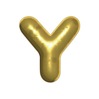 Balloon letter [Y], , JPG and PNG