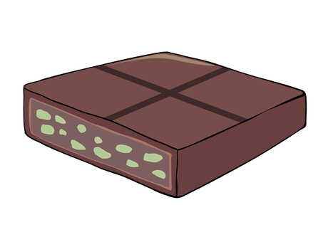 ドバイチョコレート ドバイチョコレート,ピスタチオ,スイーツ,食べ物,主線あり,イラスト素材,広告,チラシ,cm,白背景のイラスト素材