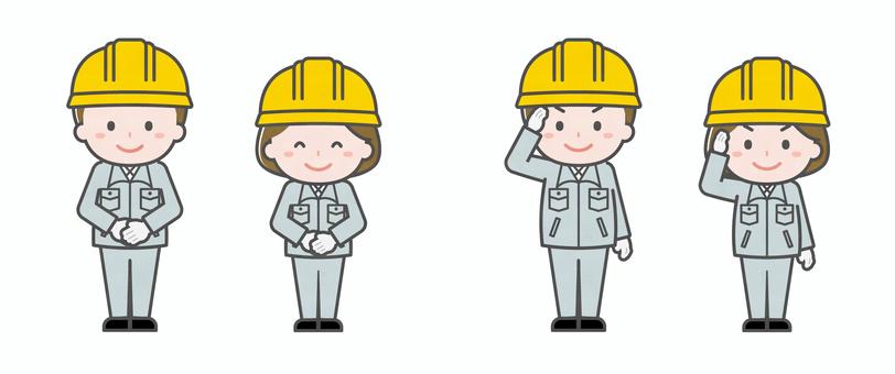 Illustration, male, female, two people, 