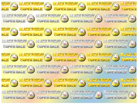 BLACK   FRIDAY　だるま