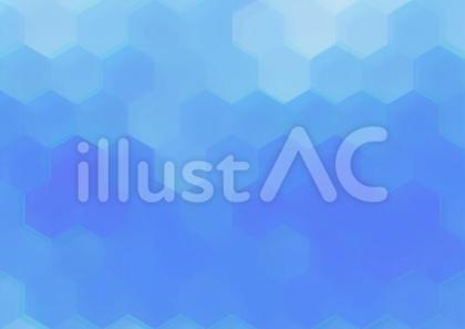 ブルーの六角形のアブストラクト