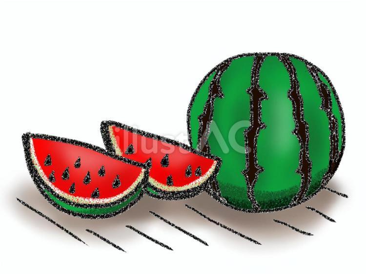 みずみずしいスイカ 食べ物,スイカ,美味しいのイラスト素材