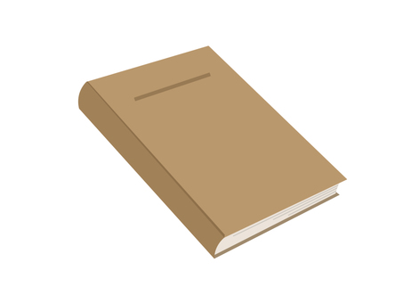 ベージュの本 ベージュの本 本,ベージュ,書籍のイラスト素材