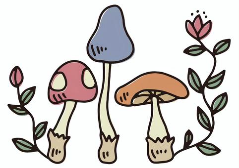 Forest mushrooms, , JPG, PNG and AI