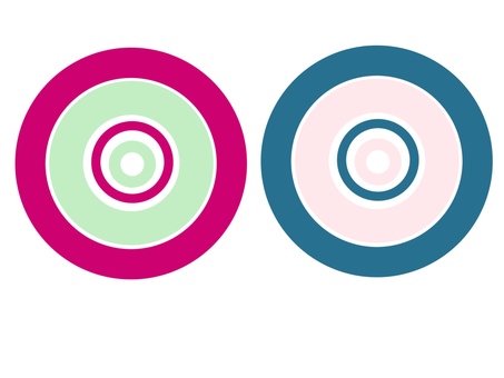 Illustration, circle, at once, pattern, 