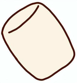 マシュマロアイコン マシュマロ,お菓子,ふわふわ,甘い,食べ物,アイコン,手書きのイラスト素材