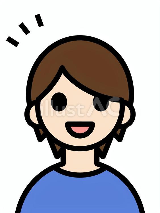 男性 人物,笑顔,男性のイラスト素材