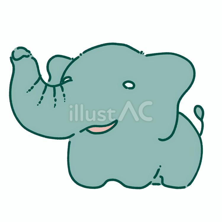 ぞう ぞう,動物,鼻のイラスト素材
