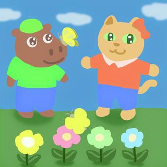 ねこといのしし