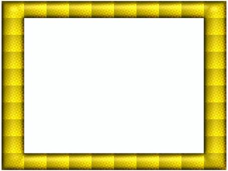 風車模様のフレ−ム　金色