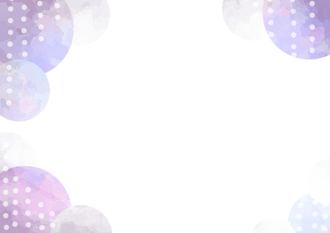 Yumekawa watercolor frame, JPG and PNG Yumekawa watercolor frame, yumekawa, purple, soft, JPG and PNG