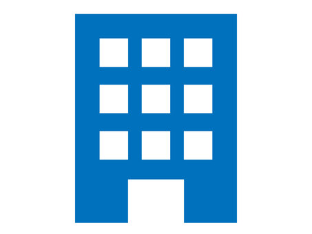 建物アイコン（ビルのシルエット） ビル,アイコン,建物,マーク,企業,シルエット,会社,ピクトグラム,オフィス,事務所のイラスト素材
