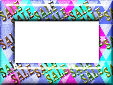 派手なＳＡＬＥのフレ−ム ｓａｌｅ,セ−ル,文字,派手,フレ−ム,ポストカード,メッセージカード,チラシ,飾り枠,あしらいのイラスト素材