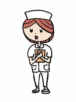 看護師 看護師,ナース,新人,かわいい,全身,医療,若い,看護,スタッフ,白衣のイラスト素材