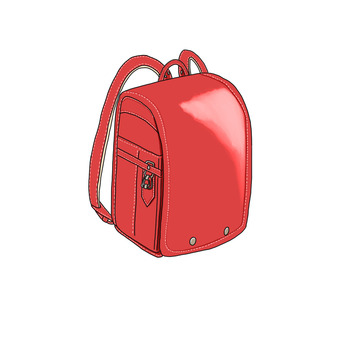 ランドセル ランドセル,荷物,小学校,バックパック,荷物入れのイラスト素材