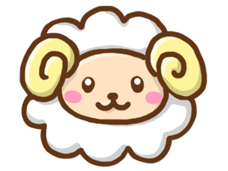 羊のイラスト 羊のイラスト 動物,生き物,生物のイラスト素材