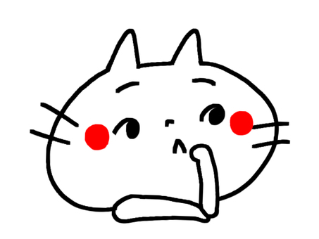 考え事をする猫