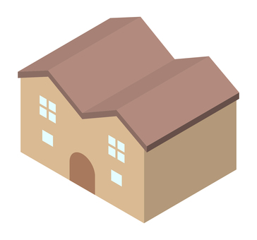 家 家,住宅,建物,戸建て,不動産,物件,建築,屋根,マイホーム,アイソメトリックのイラスト素材