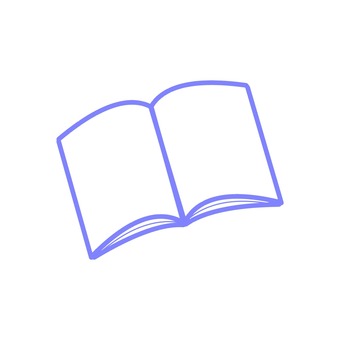本紺 本,紺,アイコン,紙,文具のイラスト素材