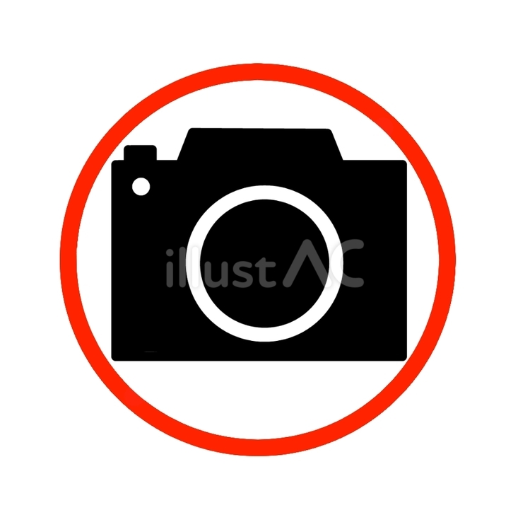 写真撮影OKのアイコン 撮影ok,アイコン,カメラのイラスト素材