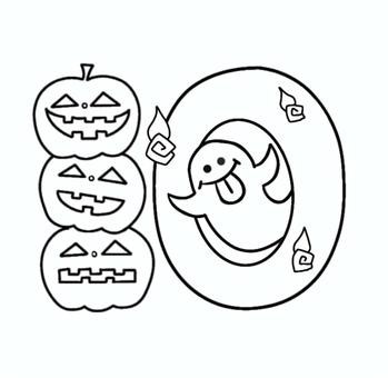 10＊白黒③ 月,おたより,保育園,幼稚園,小学校,かわいい,すうじ,素材,暦,カレンダーのイラスト素材