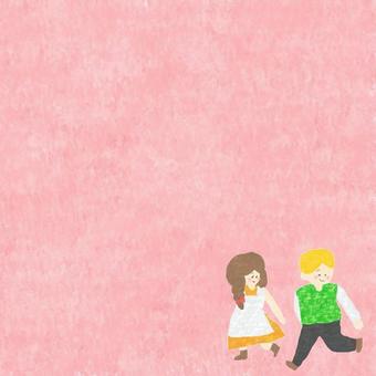 Illustration, tiny, boy, girl, 