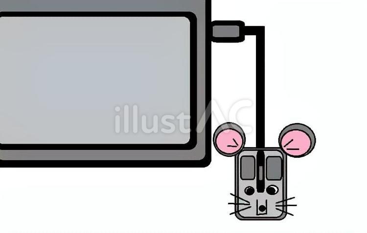 「マウス」（ネズミ） ダジャレ,レクリエーション,笑いのイラスト素材