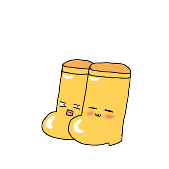 長靴 長靴,ながぐつ,雨具,靴,雨靴のイラスト素材
