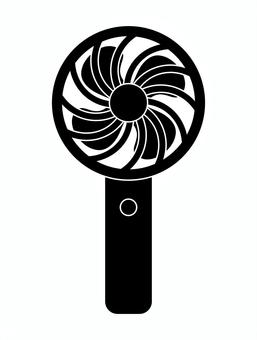 Illustration, kullanışlı fan, fan, simge, 