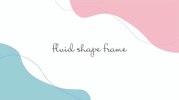 流体シェイプ背景　水色とピンク 背景,フレーム,流体シェイプ,動画背景,ポスター,広告,チラシ,おしゃれ,曲線,見出しのイラスト素材