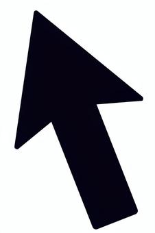 カーソルのような黒い矢印（クリック） 矢印,カーソル,アイコン,クリック,マウスポインター,斜め,上,斜め上,左斜め上,プッシュのイラスト素材