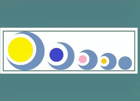 月の満ち欠け 月の満ち欠け 月,月の満ち欠け,デザイン,変化,挿絵のイラスト素材