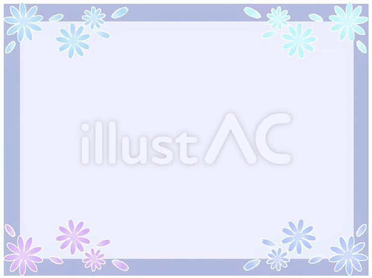 花の背景青 花,フラワー,可愛いのイラスト素材