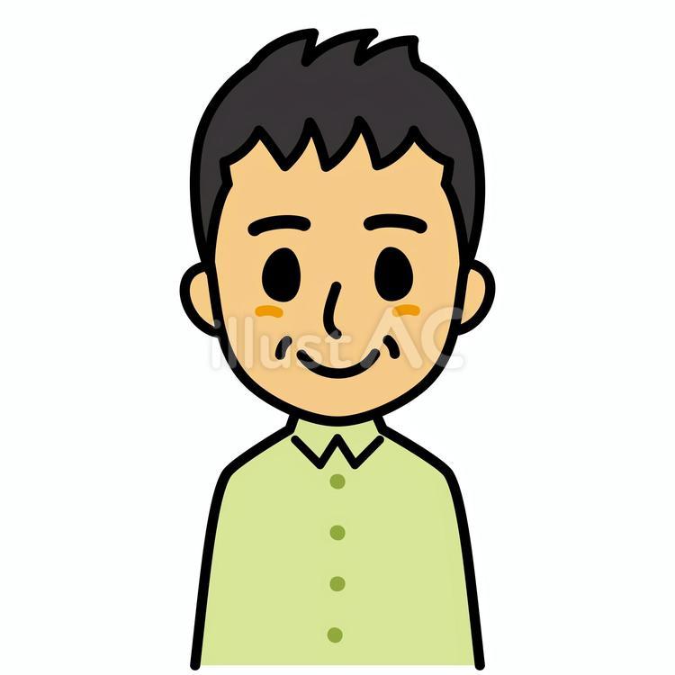 男性 男性,40代,50代のイラスト素材