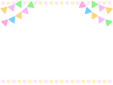 Garland and dot frame, JPG, PNG and AI Garland and dot frame, garland, dot, pill, JPG, PNG and AI