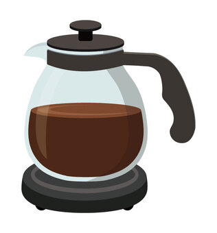 コーヒーサーバー2 コーヒーポッド,コーヒーサーバ,ガラス,容器,コーヒー,ドリップ,ポット,器具,かわいい,おしゃれのイラスト素材