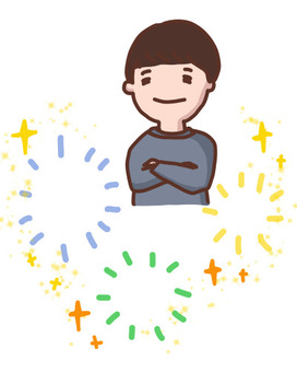 見えないものを感じてしみじみする男性 見えないもの,関心,しみじみ,腕組,男性のイラスト素材