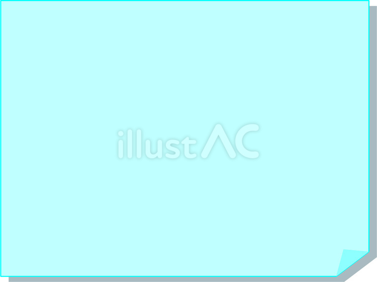 メモ紙　 メモ紙,用紙,折り目のイラスト素材