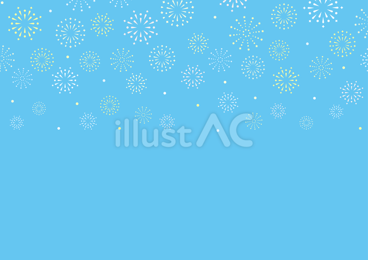 夏の花火、花火大会や夏祭りの背景08 花火,夏祭り,夏のイラスト素材