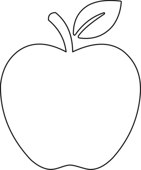 ピクトグラムの白のりんごです。 ピクトグラム,りんご,シンプル,食べ物,果物,おいしい,狩り,秋,味覚,スイーツのイラスト素材