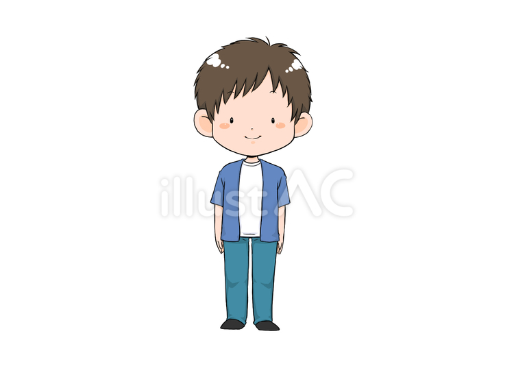 男の子 男の子,シンプル,可愛いのイラスト素材