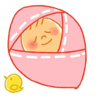 おくるみ赤ちゃん