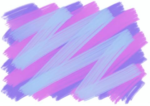 絵具落書き背景ブルーA4