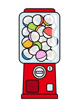 カプセルトイ カプセルトイ,ガチャガチャ,自動販売機,カプセル,自販機,ボール,景品,ガチャ,玩具,白背景のイラスト素材