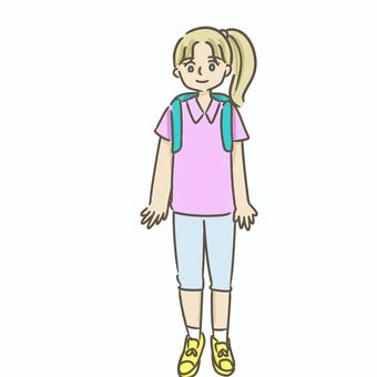 アメリカ人　女の子